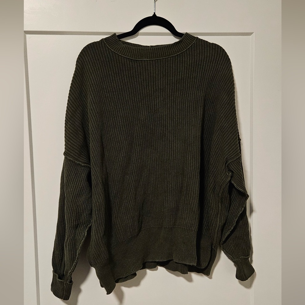AERIE Green Chill Pullover